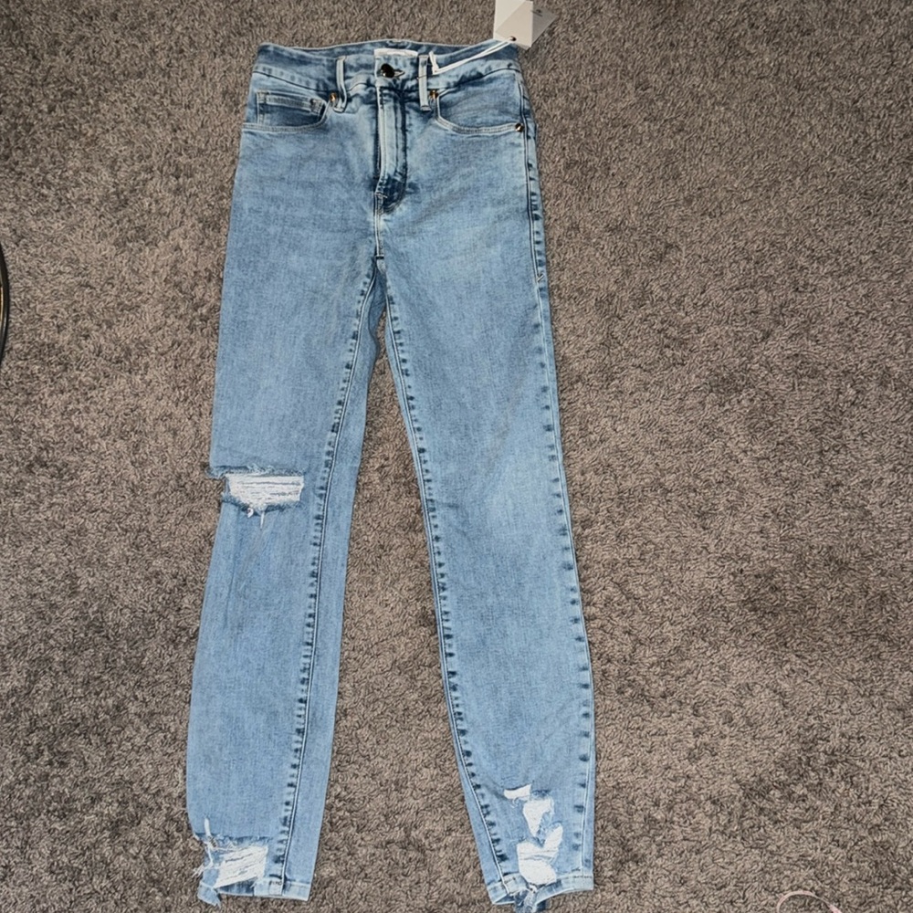 Good American woman’s jeans size 00/24 NWT - Picture 3 of 9